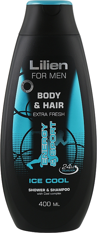 Żel pod prysznic i szampon do włosów dla mężczyzn - Lilien For Men Body & Hair Shower & Shampoo