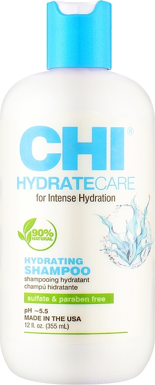 Głęboko nawilżający szampon do włosów - CHI Hydrate Care Hydrating Shampoo — Zdjęcie N1