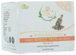 Wybielający krem do twarzy - TBC White Essentials Purely White Skine Day Cream SPF15 — Zdjęcie N1