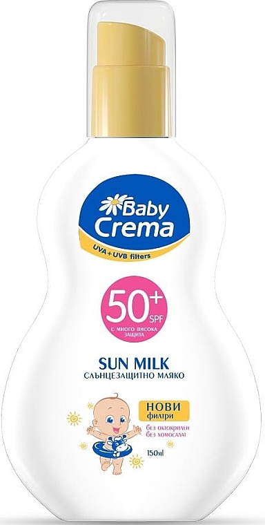 Mleczko do opalania z filtrem - Baby Crema Sun Milk SPF 50+ — Zdjęcie N1