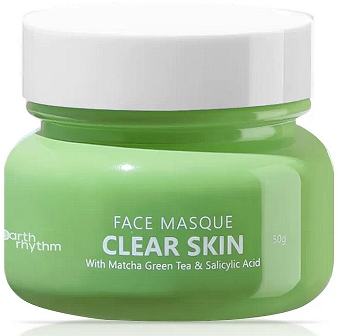 Maska do twarzy z zielonej herbaty Matcha - Earth Rhythm Clear Skin Face Masque With Matcha Green Tea — Zdjęcie N2