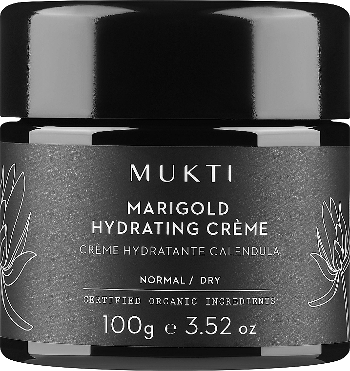 Krem nawilżający do twarzy z nagietkiem - Mukti Organics Marigold Hydrating Creme — Zdjęcie N1