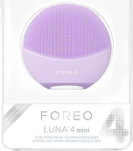 Urządzenie do oczyszczania twarzy - Foreo Luna 4 Mini Dual-Sided Facial Cleansing Massager Lavender — Zdjęcie N4