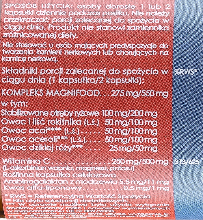 Suplement diety Witamina C - Terranova Vitamin C 250mg Complex — Zdjęcie N2