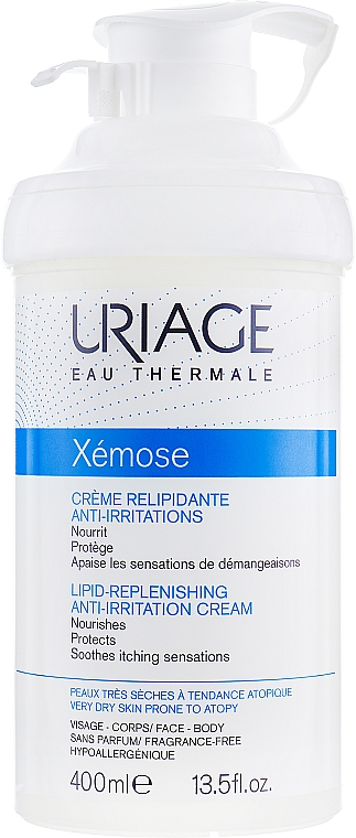 Krem kojąco-łagodzący do skóry podrażnionej - Uriage Xémose Lipid Replenishing Anti-Irritation Cream — Zdjęcie N3
