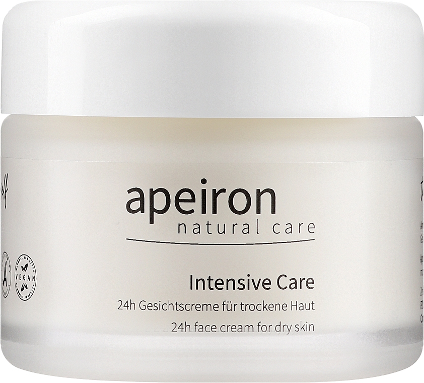 Krem do twarzy - Apeiron Intensive Care 24h Face Cream — Zdjęcie N1