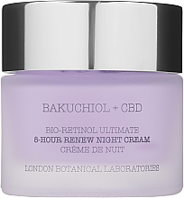 Kup Odnawiający krem do twarzy na noc z bakuchiolem i CBD - London Botanical Laboratories Bakuchiol + CBD Bio-Retinol Ultimate 8-Hour Renew Night Cream