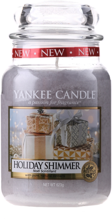 Świeca zapachowa w słoiku - Yankee Candle Holiday Shimmer
