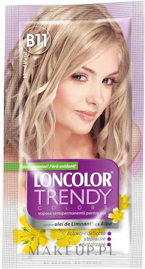 Półtrwała farba do włosów - Loncolor Trendy Colors — Zdjęcie B11 - Metal Blonde