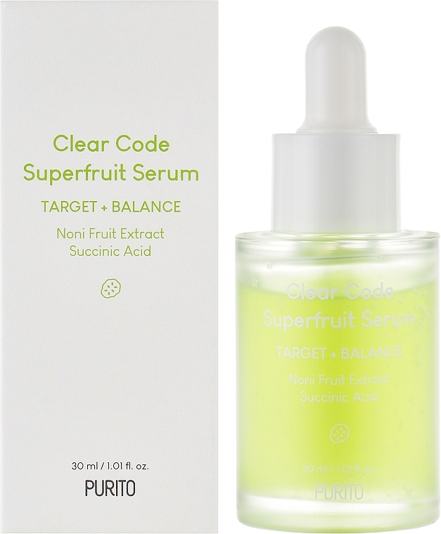 Równoważące serum do twarzy - Purito Clear Code Superfruit Serum — Zdjęcie N2