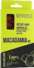 Ampułki do włosów z olejem makadamia - Revuele Macadamia Oil Hair Ampoules — Zdjęcie N1