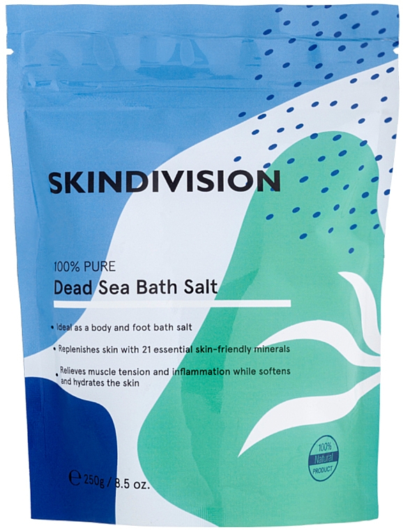 Sól do kąpieli z minerałami z Morza Martwego - SkinDivision 100% Pure Dead Sea Bath Salt — Zdjęcie N1