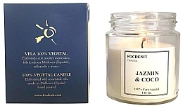 Kup Świeca zapachowa w szkle - Focdenit 100% Vegetal Candle Jazmin & Coco