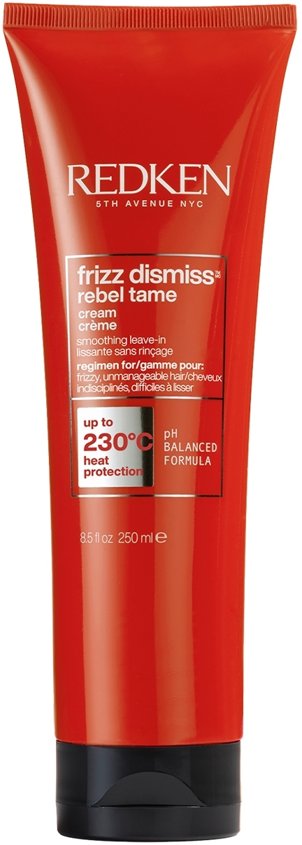 Wygładzający krem termoochronny przeciw puszeniu się włosów - Redken Frizz Dismiss Rebel Tame — Zdjęcie 250 ml