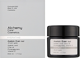 Nawilżający krem z kwasem azelainowym - Alchemy Care Cosmetics Azelaic Even Out Cream — Zdjęcie N2