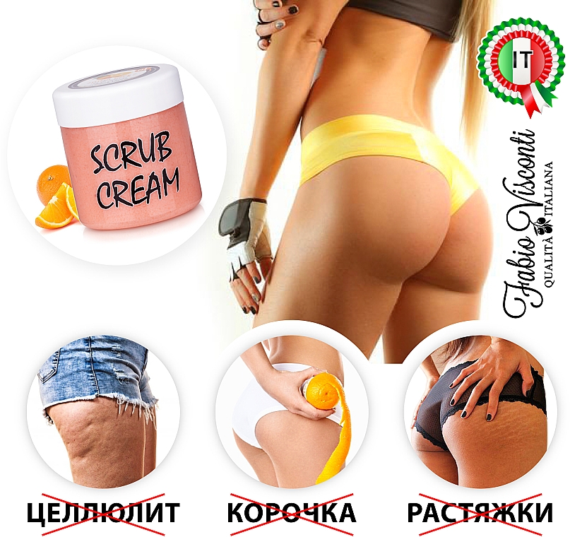 Cukrowy scrub do ciała Pomarańcza - Fabio Visconti — Zdjęcie N2