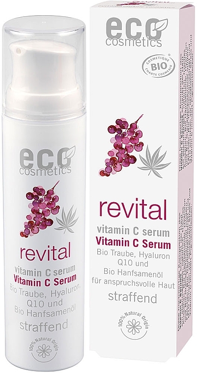 Rewitalizujące serum do twarzy z witaminą C - Eco Cosmetics Revital Vitamin C Serum — Zdjęcie N1