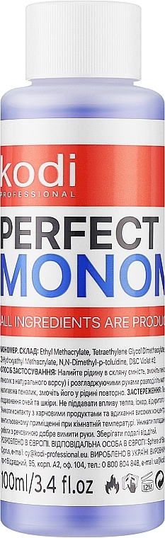 Monomer fioletowy - Kodi Professional Perfect Monomer Purple 