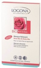 Kup Relaksująca maska do twarzy BIO róża i aloes - Logona Facial Care Relaxation Mask Organic Rose & Aloe