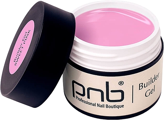 Żel do modelowania, jasnoróżowy - PNB UV/LED Builder Gel Sweet Pink  — Zdjęcie N2