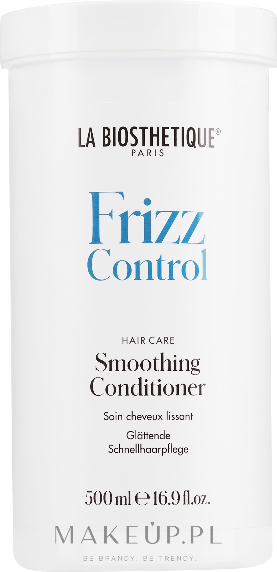 Odżywka do głębokiego nawilżenia i odbudowy niesfornych włosów - La Biosthetique Frizz Control Smoothing Conditioner — Zdjęcie 500 ml