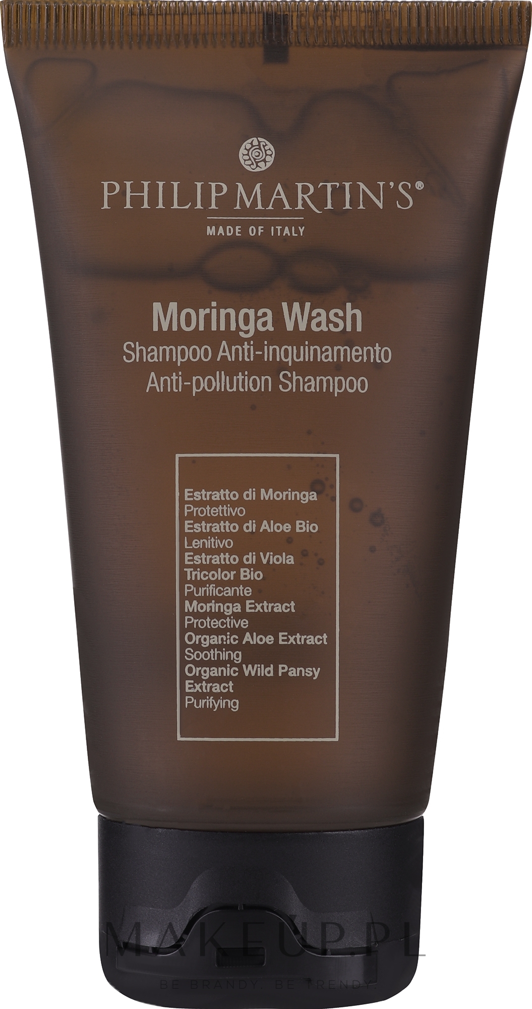 Szampon chroniący przed środowiskiem zewnętrznym - Philip Martin's Moringa Wash Shampoo — Zdjęcie 75 ml