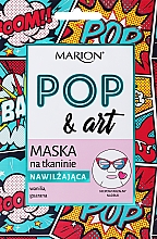 Kup Nawilżająca maska na tkaninie z wanilią i guaraną - Marion Pop & Art Sheet Mask