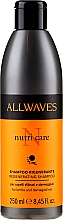 Regenerujący szampon do włosów zniszczonych - Allwaves Nutri Care Regenerating Shampoo — Zdjęcie N1