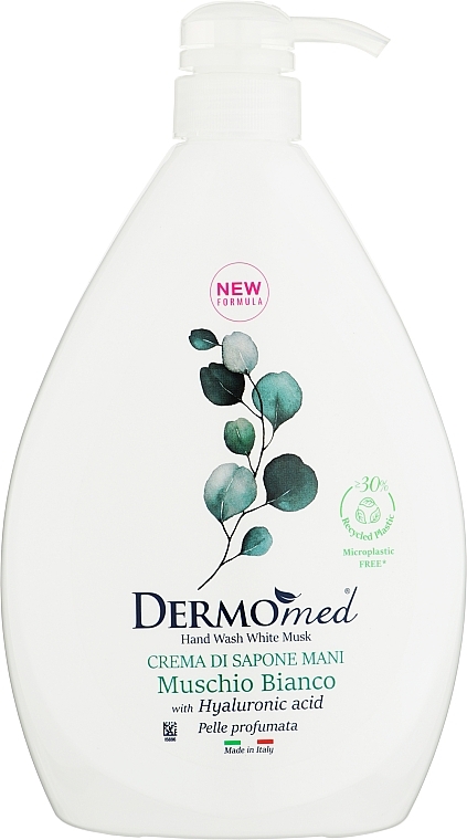Kremowe mydło w płynie Białe piżmo - Dermomed Cream Soap White Musk
