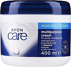 Wielofunkcyjny krem nawilżający do twarzy, dłoni i ciała - Avon Care Essential Moisture Multipurpose Cream — Zdjęcie N1