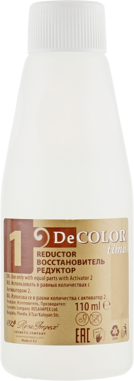 Zmywacz trwałej farby do włosów - Decolor Time System For Removing Permanent Hair Color — Zdjęcie N3