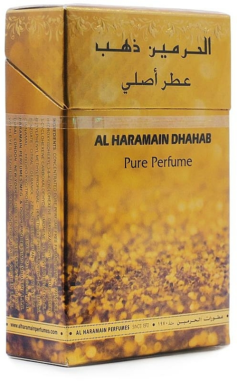Al Haramain Dhahab - Perfumy (mini) — Zdjęcie N2