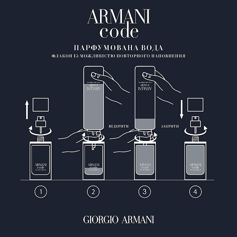 Giorgio Armani Armani Code 2024 - Woda perfumowana (butelka uzupełniająca) — Zdjęcie N4