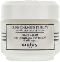 Kup Ujędrniający krem na noc z kolagenem i malwą do skóry pozbawionej witalności - Sisley Crème Collagène et Mauve Night Cream
