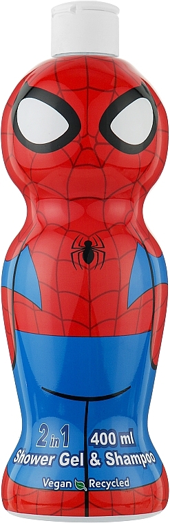 Żel do mycia ciała, włosów i twarzy - Air-Val International Spider-man Shower Gel & Shampoo — Zdjęcie N1