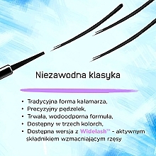 PRZECENA! Ultraprecyzyjny eyeliner w kałamarzu - Eveline Cosmetics Celebrities  * — Zdjęcie N2