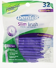 Ultracienkie szczoteczki do czyszczenia przestrzeni międzyzębowych - DenTek Slim Brush Cleaners Ultra Thin Tapered — Zdjęcie N6