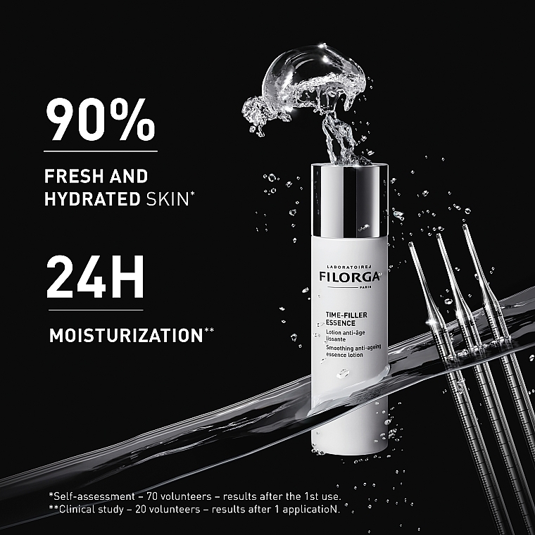 Esencja przeciwstarzeniowa z efektem liftingu - Filorga Time-Filler Essence Smoothing Anti-Aging Essence Lotion — Zdjęcie N3