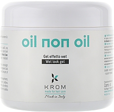 Kup Żel z efektem na mokro - Krom Gel Finish Oil Non Oil