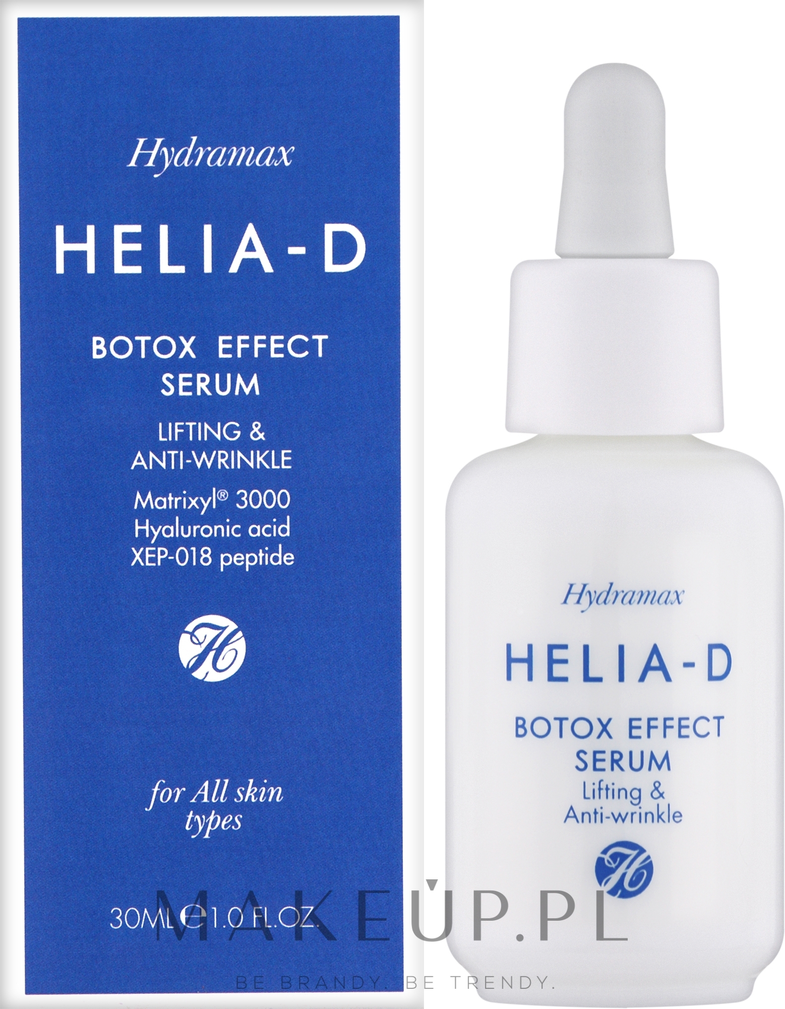 Serum do twarzy z efektem botoksu - Helia-D Hydramax Botox Effect Serum — Zdjęcie 30 ml