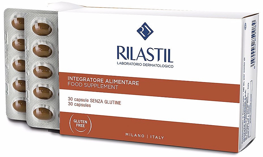 Suplement diety w kapsułkach - Rilastil Sun System Oral Food Supplement Capsules — Zdjęcie N1