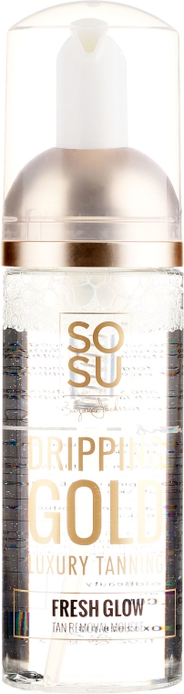 Pianka do usuwania opalenizny - Sosu by SJ Luxury Tanning Dripping Gold Tan Removal Mousse — Zdjęcie N2