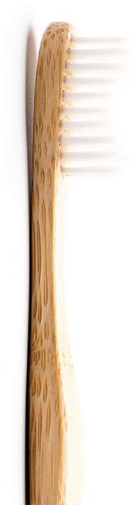 Miękka bambusowa szczoteczka do zębów, biała - The Humble Co. — Zdjęcie N3