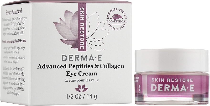 Krem do skóry wokół oczu z peptydami i kolagenem - Derma E Skin Restore Advanced Peptide & Collagen — Zdjęcie N5