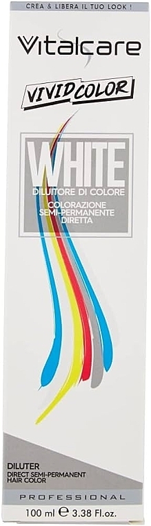 Biały rozcieńczalnik do gradacji kolorów - VitalCare Vivid Color Mixer Pastel — Zdjęcie N1