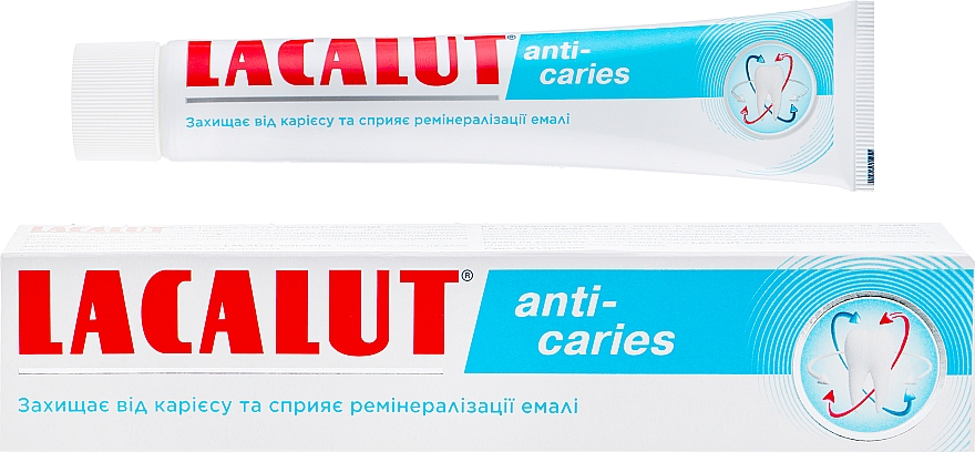 Pasta do zębów przeciw próchnicy - Lacalut Anti-caries — Zdjęcie N1