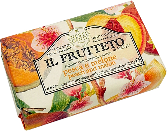 Mydło kosmetyczne Brzoskwinia i melon - Nesti Dante Il Frutteto Soap — Zdjęcie N1