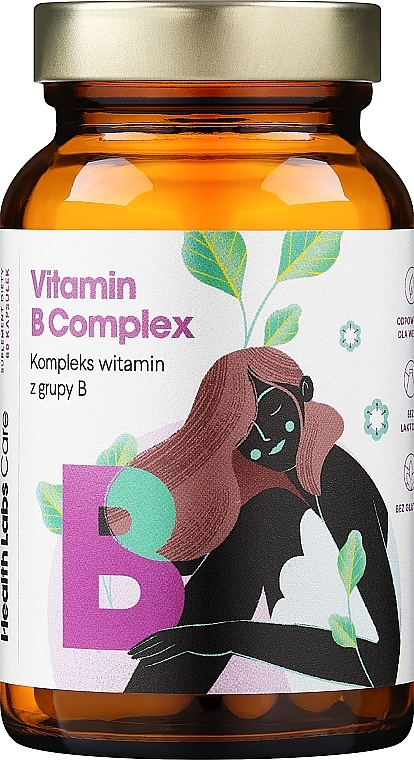 Suplement diety Kompleks witamin z grupy B - Health Labs Care Vitamin B Complex  — Zdjęcie N1