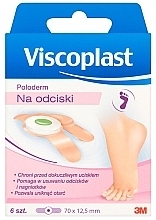 Plaster, 70 x 12,5 mm, 6 sztuk - Viscoplast Poloderm — Zdjęcie N1