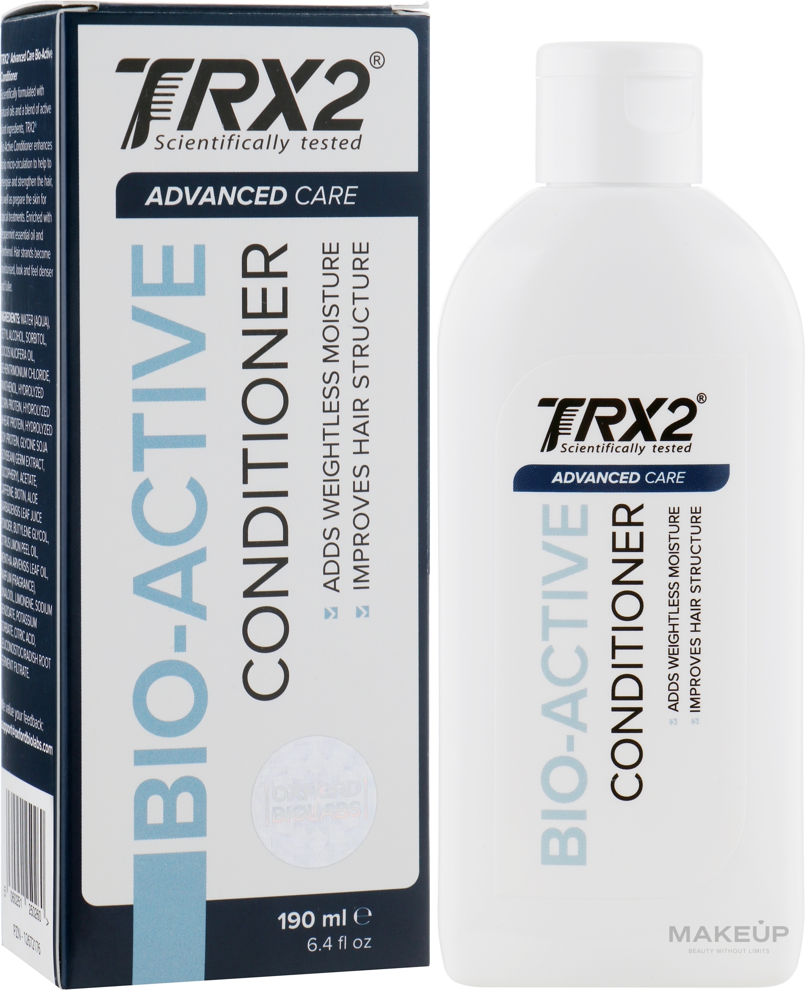 PRZECENA! Bioaktywna odżywka do włosów - Oxford Biolabs TRX2 Advanced Care BioActive Conditioner * — Zdjęcie 190 ml